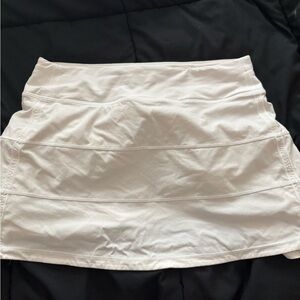 White Lululemon skirt